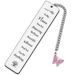 HULALA to My Niece Bookmark Niece Gifts for Women Girls Birthday Christmas Valentines You are Amazing Brilliant Beautiful & Brave and You Can Do Anything