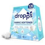 Dropps Scent Booster & Fabric Softener HE Natural Laundry Pods, Clean Scent, 120 Count