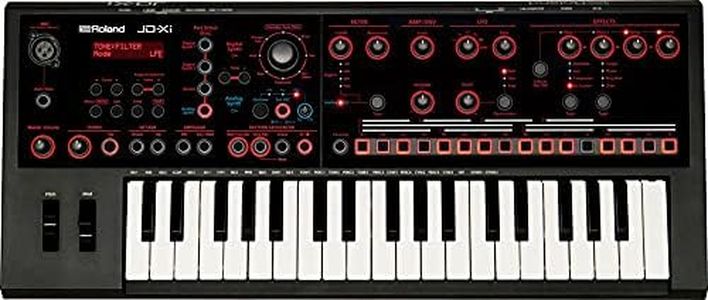 Roland JD-Xi interactive analog/digital crossover synthesizer black, 37 keys