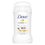 Dove Unisex Invisible Dry Stick Anti-Perspirant Deodorant Roll On 40Ml (black), Pack Of 1