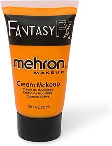 Mehron Makeup Fantasy F/X Water Based Face & Body Paint ORANGE? 1oz Carded