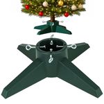 Gifts by L Christmas Tree Stand – Heavy-Duty Real Christmas Tree Holder Stand with Water Reservoir – Stable Base for Trees up to 6ft – Quick Assembly with Durable Metal Bolts