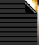 Qualsen Blackout Window Film Privacy, Stripe Patterns Black Out Frosted Window Film 100% Total Light Blocking Self Adhesive Static Cling Window Cover for Home, Office (Wide Stripes, 30x200cm)