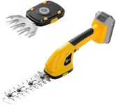 Cordless Hedge Trimmer Compatible with DeWALT 20v Max Battery 2 in 1 Grass Trimmer for Yard & Lawn(Battery not Included)