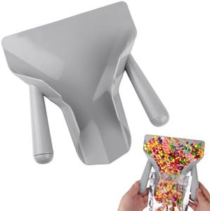 Vodolo Freeze Dried Candy Scoop, Double Handle, Silicone, Grey, 1 Count