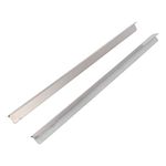 2PCS Kitchen Stove Counter Gap Cover, Heat Resistant Stainless Gap Covers, Flexible Easy Cleaning Stove Gap Covers, Stove Gap Filler, Long Gap Filler for Kitchens, Balconies