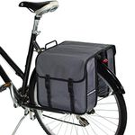 BikyBag Classic - Bicycle Double Panniers Bag Fashion Cycle Bike Women's - Men's (Grey)