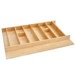 Rev-A-Shelf 4WUT-36SH-1 33 in Shallow Wood Utility Tray Insert, Natural Maple
