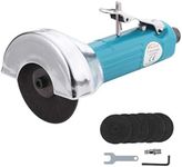 ORAZIO Air Cut-off Tool 3 Inch 75mm Pneumatic Grinder Cutter Straight Grinding Saw With 6 Cutting Discs 212553B