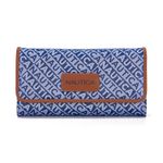 Nautica Women's Perfect Carry-All Money Manager RFID Blocking Wallet Organizer, Navy