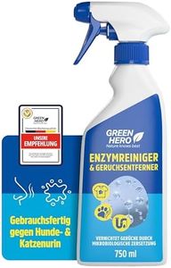 Green Hero Enzymreiniger & Geruchsneutralisierer 750 ml | Katzenurin & Hundeurin Entferner | Extrem Geruchsentferner für Räume zum Katzen Urin Geruch neutralisieren