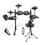 Alesis Drums Turbo Mesh Kit Bundle – Complete Electric Drum Kit with Mesh Drum Pads, Drum Sticks, Drum Stool and Headphones