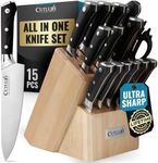 Cutluxe 15-Piece Knife Block Set – 