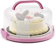 Verat Cake and Cupcake Muffin Carrier Portable Pie Box - 1 Cup (Multi Color)