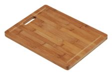 Premier Housewares Chopping Board with Handle, 34 x 26 cm - Bamboo