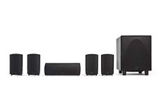 Definitive Technology ProCinema 6D - 5.1 Channel Home Theater Speaker System | 250W Subwoofer, Center Channel + 4 Speakers | Black