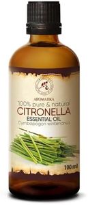 Citronella Oil 100ml - Cymbopogon Winterianus - 100% Pure & Natural Citronella Essential Oil for Sauna – Aromalamp - Cosmetics - Aromatherapy - Aromabath