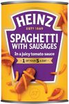 Heinz Spaghetti Plus Sausages in Tomato Sauce, 400g