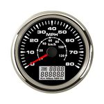 ELING Marine Auto MPH GPS Speedometer Odometer 80MPH Speed Gauge with ODO COG Trip 85mm for Car Boat Motorcycle 12 24 Volts