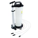 Jackma555 9L Manual Oil Extractor Pump for Automobile Fluids Vacuum Evacuation + Brake Bleeder Hose