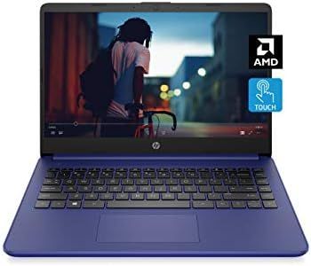 HP 14 Laptop, AMD 3020e, 4 GB RAM, 64 GB eMMC Storage, 14-inch HD Touchscreen, Windows 10 Home in S Mode, Long Battery Life, Microsoft 365, (14-fq0040nr, 2020)