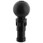 Scotty 1-1/2" Ball w/Post Mount, Black