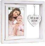 Hakumata Me and My Sister Picture Frame,Baby Gifts for Girls,Big Sister Gifts for Girls,New Born Baby Girls Gift,Baby Room Decor Photo Frame 4x6