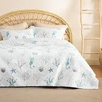 Bedsure Coastal Quilt Set Queen - R