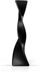 Tall Slender Floor Vase Decorative Tall Ceramic Vases Modern Home Decor Flower Vase for Shelf Home Décor Living Room Twisted Tall Creative Black Vase