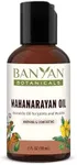 Banyan Botanicals Mahanarayan Oil – 99% Organic Ayurvedic Massage Oil – Penetrating Herbal Oil Used to Warm, Comfort, and Soothe Joints and Muscles – 2 oz. – Non GMO Sustainably Sourced Abhyanga Oil