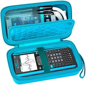 PAIYULE Case for Texas Instruments TI-Nspire CX CAS Color/for TI-30XIIS II Graphing Calculator, Travel Large Capacity for Pens, Cables and Accessories -Green(Box Only) (TIGreenCal-PYLCASE002)