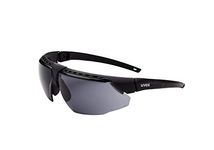 UVEX by Honeywell Avatar Safety Glasses, Black Frame with Gray Lens & Hydroshield Anti-Fog Coating (S2851HS)