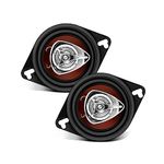 BOSS Audio Systems CH3220 Car Speakers - 140 Watts of Power Per Pair and 70 Watts Each, 3.5 Inch, Full Range, 2 Way, Sold in Pairs, Easy Mounting