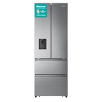 Hisense RF632N4WIE 70cm Freestanding French Door Fridge Freezer Metallic with Water Dispenser & Metal cooling 70 × 200 × 69.4 cm (W×H×D)