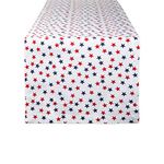 DII 4th of July & Memorial Day Décor, Cotton, Americana Stars, Table Runner, 14x72