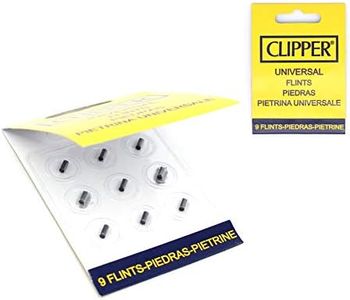 Clipper Lot de 2 (packs de 9) pierres a briquet Convient pour tous les briquets, y compris les briquets Zippo