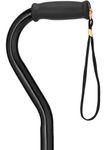 NOVA Medical Products Bariatric Cane Offset with Strap, Black