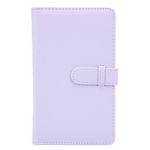 Mini Photo Album 108 Pockets for 3inch Film Photo Photo Box Card Holder Instant Camera Accessories for Fuji Film Instax Mini 12 11, for Movie Tickets Business Cards (Purple)