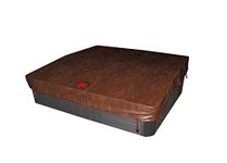 Canadian Spa Company Square B 4R Deluxe Hot Tub Spa Cover, Brown, 86 x 86-Inch