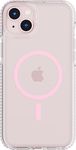 Tech21 Evo Crystal Case for iPhone 15 Plus - Compatible with MagSafe - Impact Protection Case with 15x Military Standard Rating - Pink