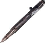 SMOOTHERPRO Solid Brass Bolt Action Pen Ballpoint Pen Stainless Steel Clip for Business EDC Signature Color Bronze (BTA972)