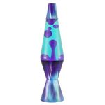 Lava Original Lamp - 14.5" Aurora Borealis - Purple Wax and Teal Liquid - Home Décor Motion Light - 2047