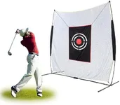 FLITURE Golf Driving Net,Golf Net,Golf Swing Training Net with Target,Portable Golf Driving Net for Backyard Driving,Golf Practice Net,Golf Hitting Net for Any Level Group…