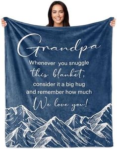 PAZISOL Grandpa Gifts, Fathers Day Best Gifts for Grandpa, Gifts for Grandpa, Grandpa Birthday Gifts, Good Birthday Gift for Grandpa from Grandkids, Funny Papa Pawpaw Grandfather Gift 60"X50" Blanket