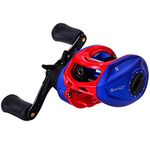Sougayilang Fishing Baitcasting Reels, 7:1 Gear Ratio Super Smooth Baitcast Reel with Magnetic Braking System, 13 + 1 Ball Bearings Anti-Corrosion Baitcaster Reel-Left Hand