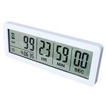 MOSTRUST Digital Countdown Days Timer - White Upgraded Big 999 Days Count Down Clock with Stand Strong Magnetic Back for Vacation Retirement Wedding Holiday