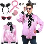 FAYBOX Pink Ladies Jacket Grease 50