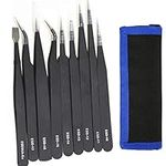 9 in 1 Precision ESD Tweezers Set f