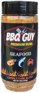 BBQ Guy Premium Rubs Competition Blend Seasoning, Low Sodium, Gluten and MSG Free (10 oz, Seafood)