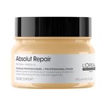 L’Oréal Professionnel | Mask, With Protein And Gold Quinoa for Medium-Thick Dry And Damaged Hair, Serie Expert Absolut Repair, 250 ml